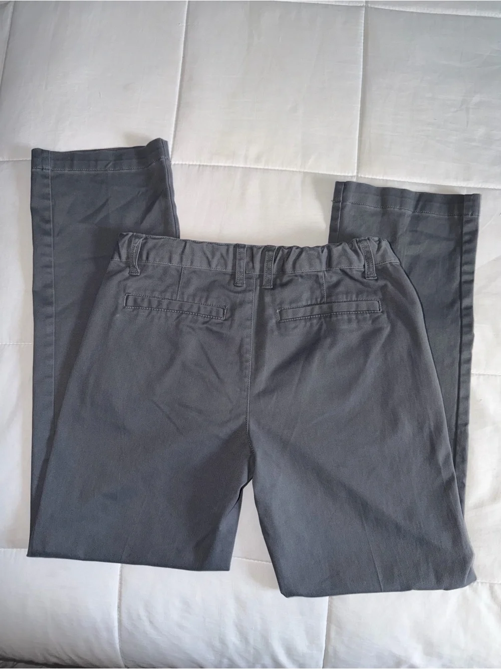 Cat & Jack Boys Gray Classic Straight Fit Pants - 14